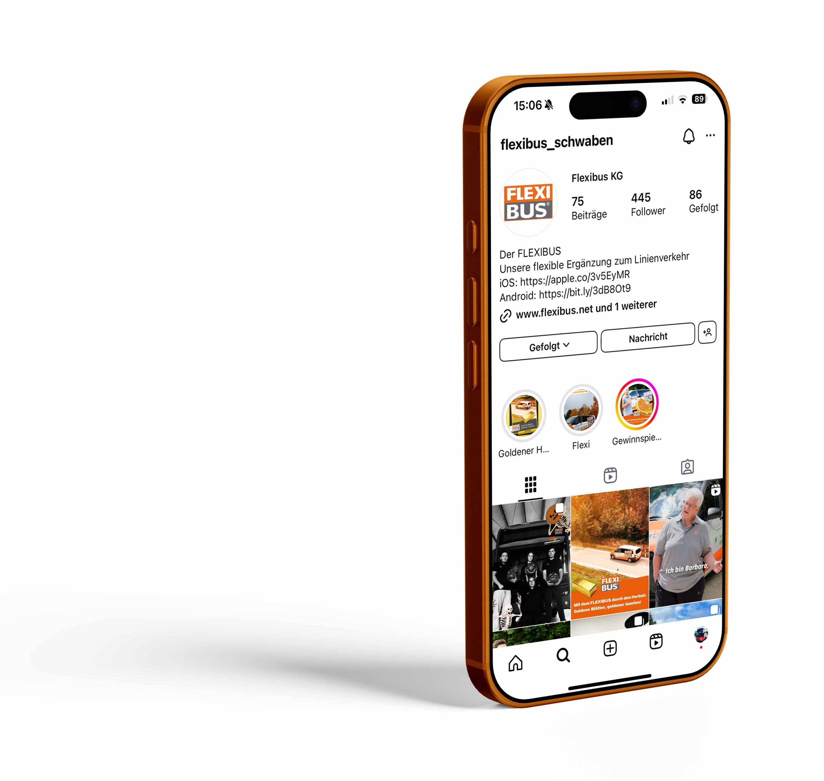 FLEXIBUS auf Social-Media